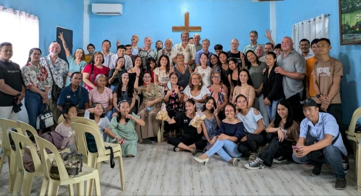 Our church family after Sunday worship